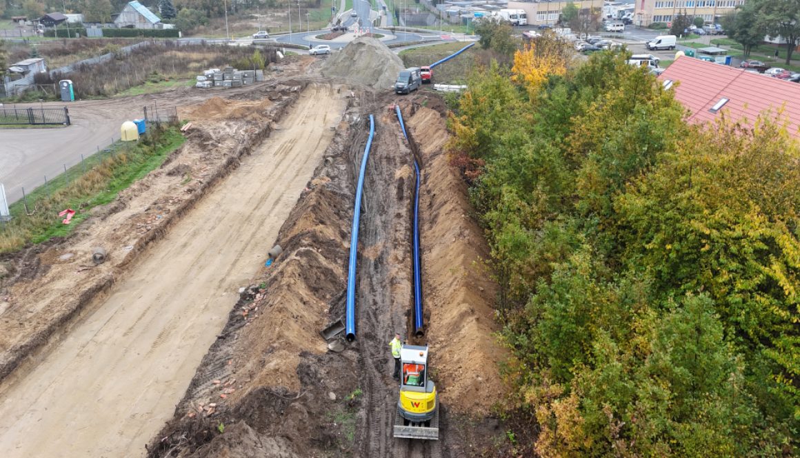 Budowa sieci wodociągowej w ul. Hanzeatyckiej – etap III Budowa sieci wodociągowej w ul. Hanzeatyckiej – etap III